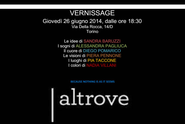 vernissage Altrove 2014